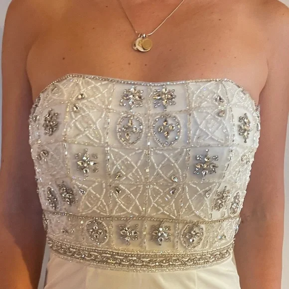 Jovani Strapless Bridal Gown